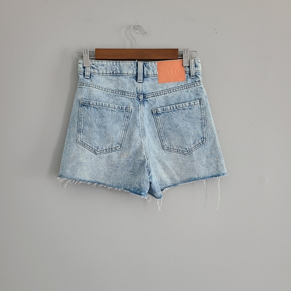 Zara Shorts Zara Denim Light Blue Shorts Size 2 Poshmark